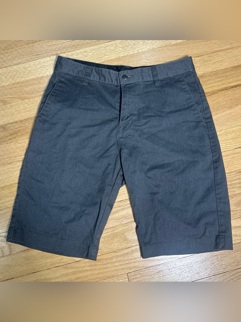 Volcom Men's Charcoal Flat Front Shorts